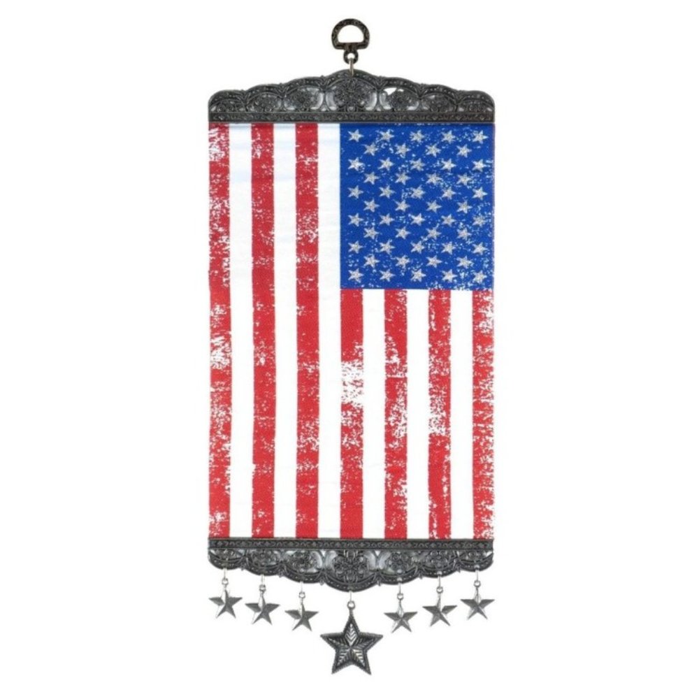 17"x8" Mini Hanging Carpet USA Flag Theme